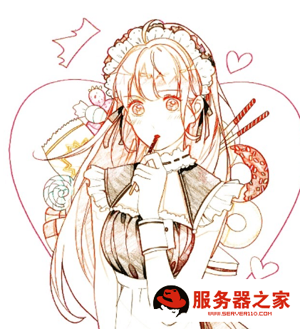 彩色铅笔画卡通人物 彩色铅笔画动漫人物图片