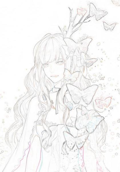 卡通人物画图片大全女生版    3.卡通人物简笔画可爱女生图片    4.