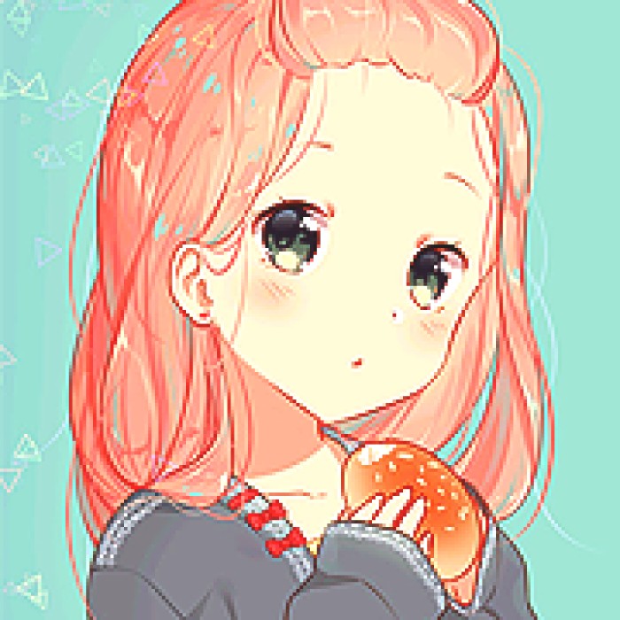 二次元 水中 半身 举牌 女生头像 卡通头像 喵星人 美少男 画画教程