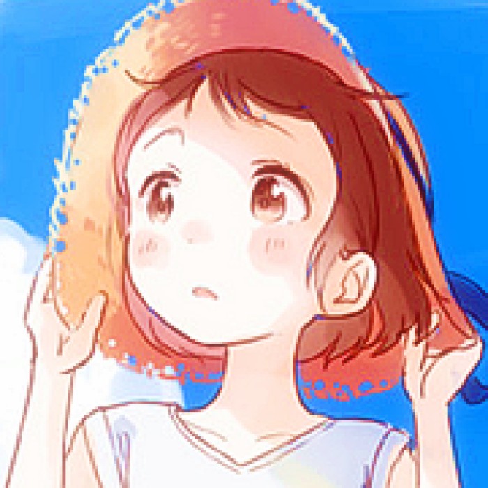 二次元 水中 半身 举牌 女生头像 卡通头像 喵星人 美少男 画画教程