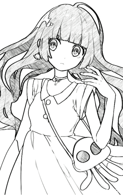 卡通人物画图片大全女生版