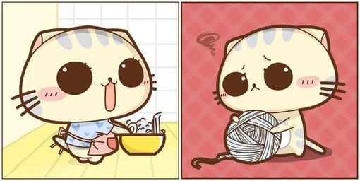 2015-3-15猫咪老师动态图片 2015-3-15可爱小猫卡通头像图片 2015-3