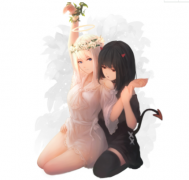 简约时尚的动漫美少女