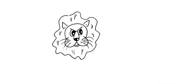 狮子简笔画