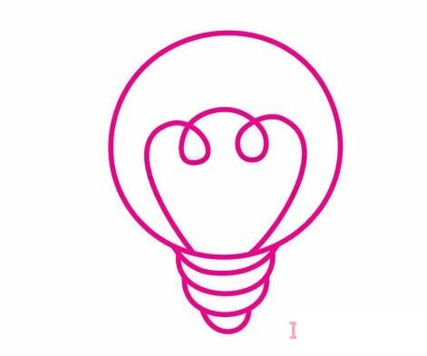 幼儿园一步一步绘画灯泡简笔画教程简单