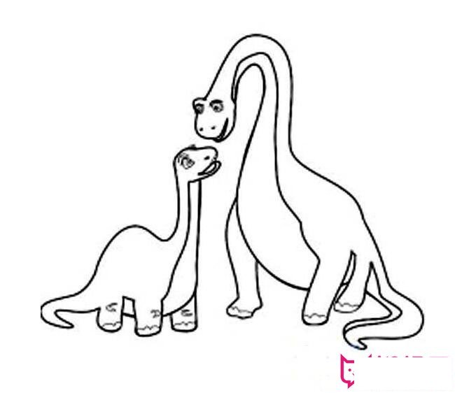 儿童动物简笔画，恐龙简笔画图片大全