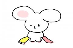 丧小兔的简笔画大全