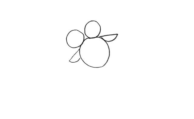 大眼金鱼简笔画