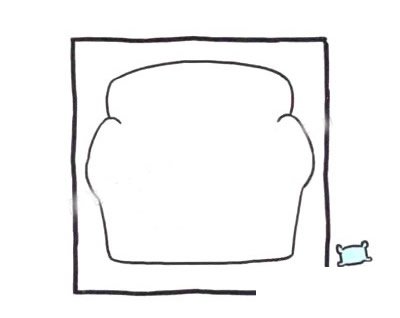 沙发简笔画