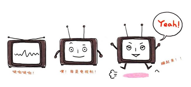 电视机简笔画大全