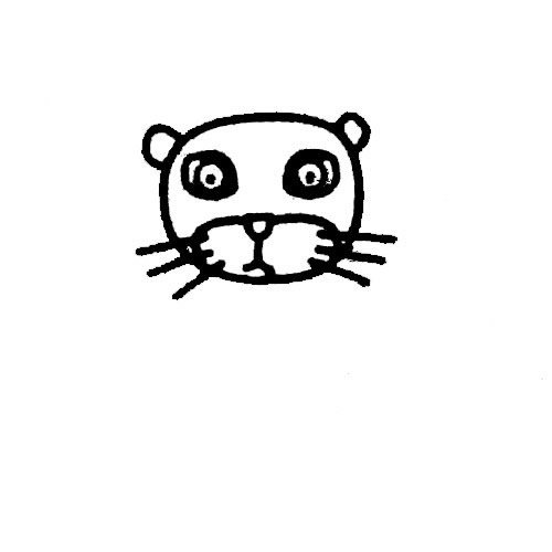 猎豹简笔画图片