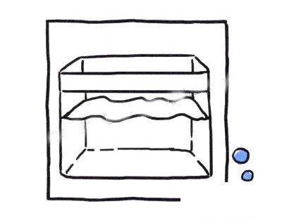 鱼缸简笔画