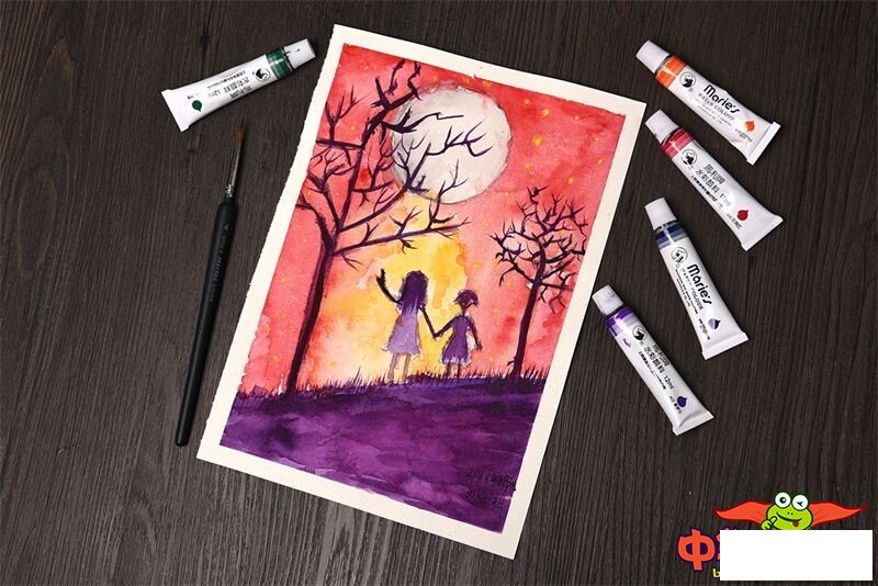 少儿画画大全简单漂亮，精选的儿童美术作品图片