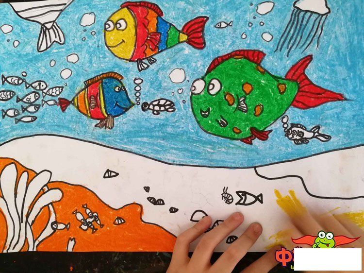 儿童画画大全简单漂亮，优秀的少儿美术作品