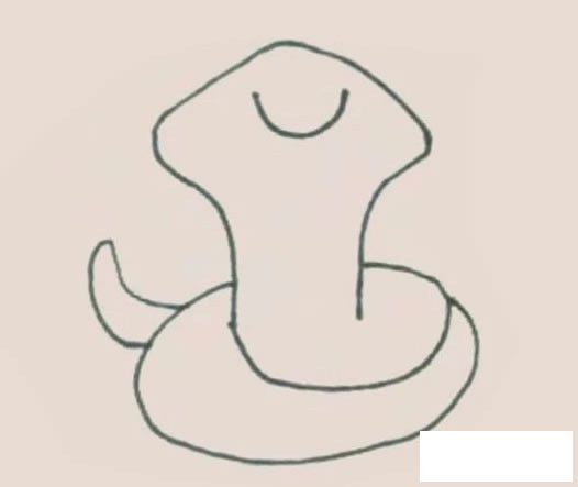 眼镜蛇简笔画