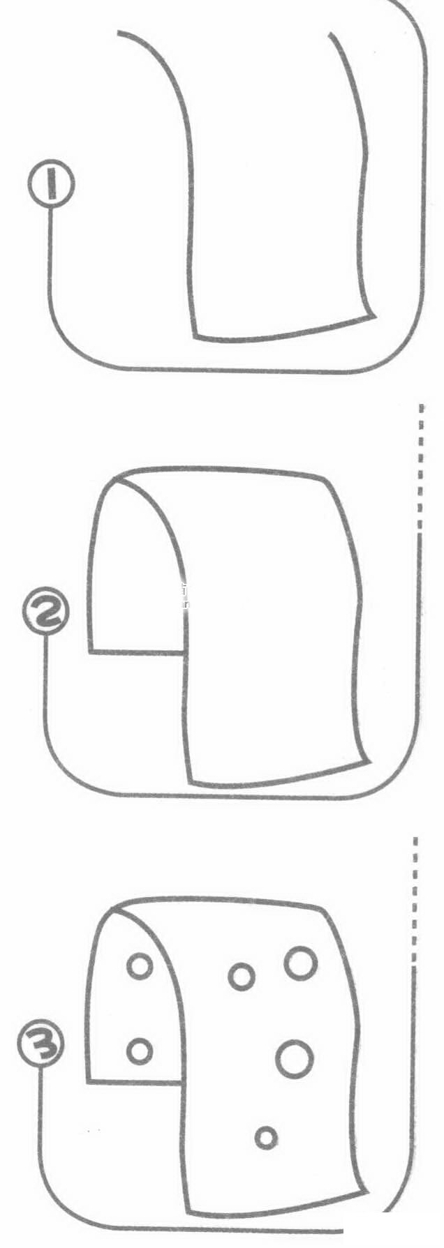 毛巾简笔画