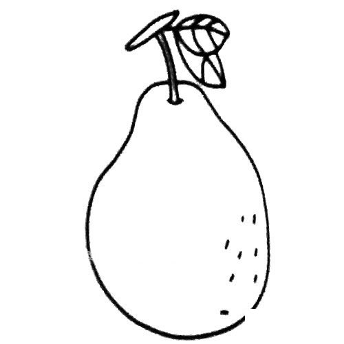 梨画法简笔画图片大全