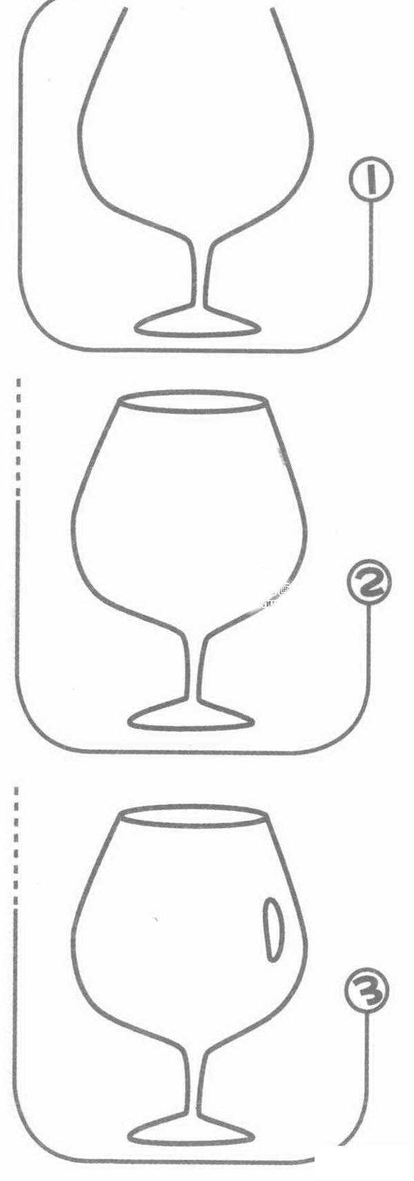 酒杯简笔画