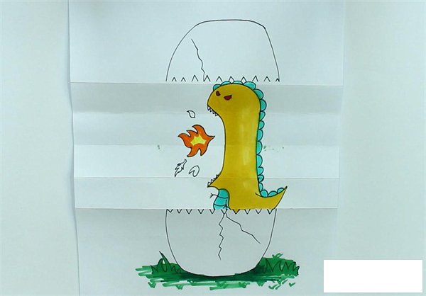 如何一步一步画喷火龙