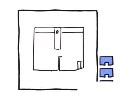 短裤简笔画彩色图片