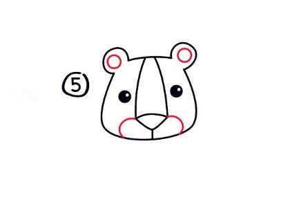 简笔画狮子的画法步骤图片