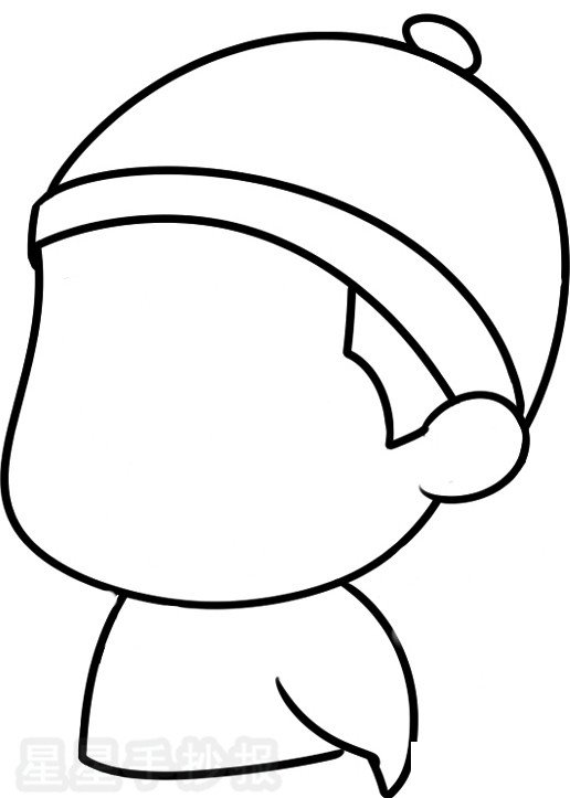 男孩简笔画