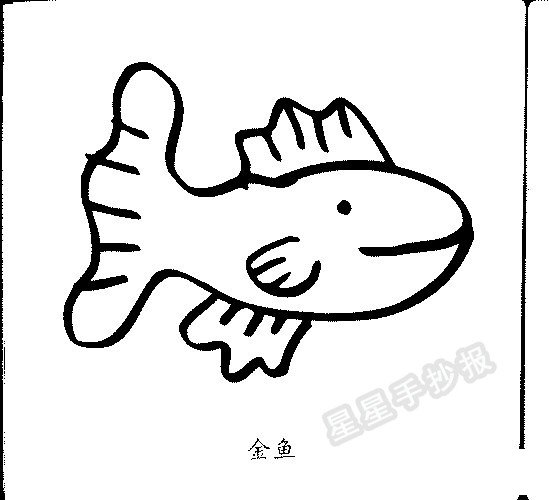 金鱼简笔画
