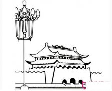 史上最全的天安门儿童简笔画，欢度国庆
