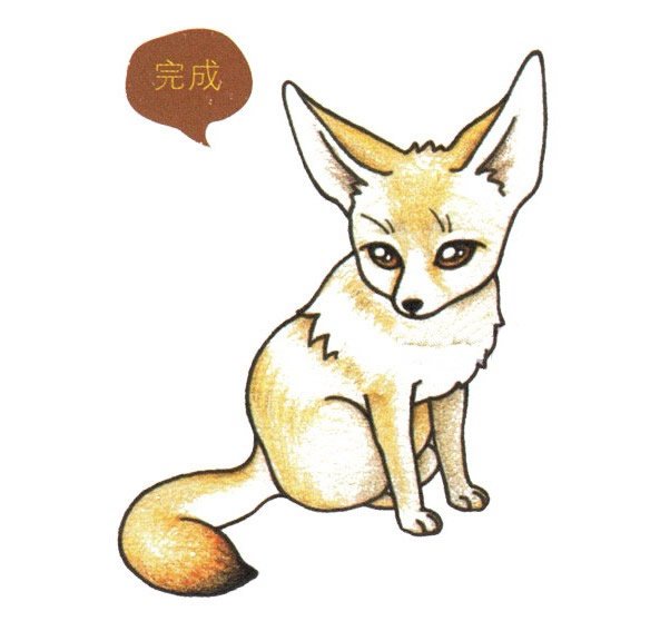 狐狸简笔画彩色图片大全