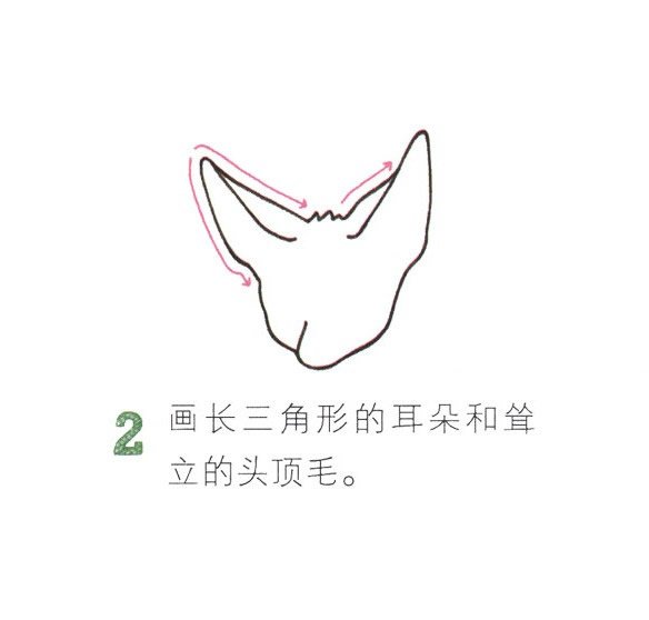 狐狸简笔画彩色图片大全
