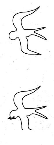 燕子简笔画图片