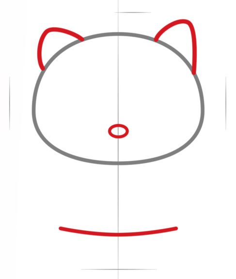 Hello Kitty简笔画图片