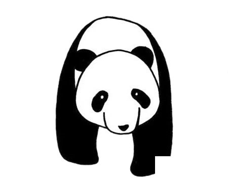 大熊猫简笔画图片大全作品四