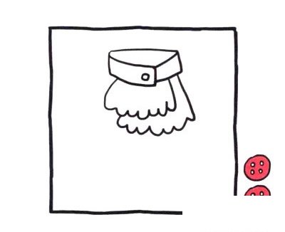 四步画出白衬简笔画图片