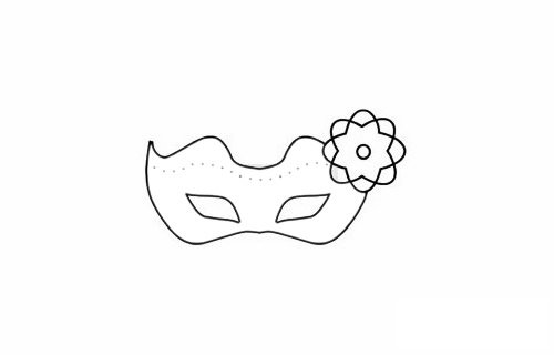 面具简笔画图片