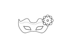面具简笔画画法步骤教程及图片大全