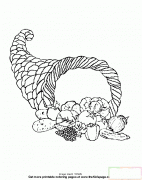 袋子倒出各种各样的蔬菜简笔画