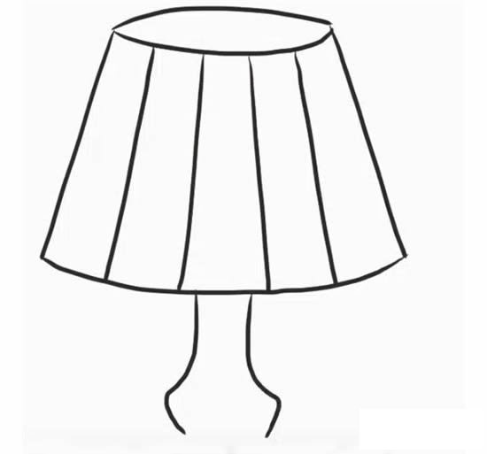 简单七步画出台灯简笔画图片