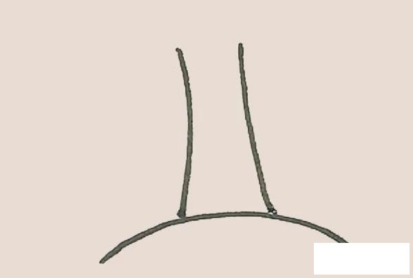 柳树简笔画图片