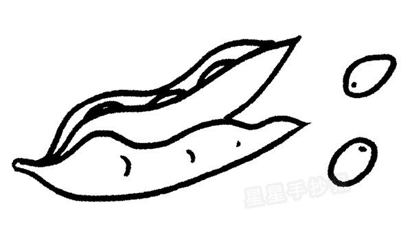 豆角简笔画