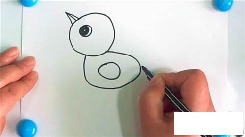 怎样画小鸡简笔画图片
