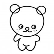 可爱玩具熊简笔画图片