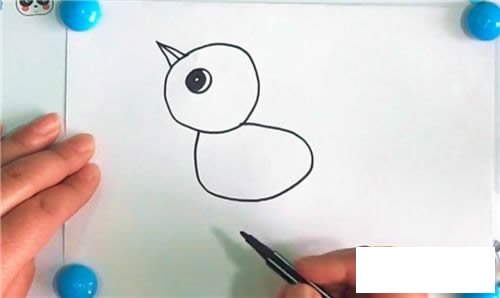 怎样画小鸡简笔画图片