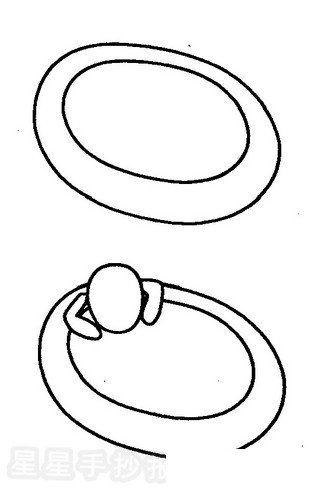 泡澡简笔画图片
