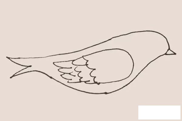 黄鹂简笔画
