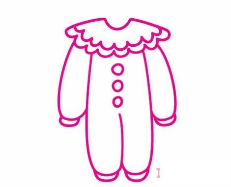 一步一步教你画小丑服简笔画怎么画