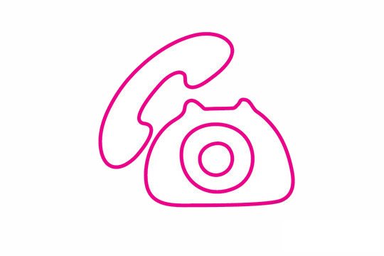 电话简笔画图片