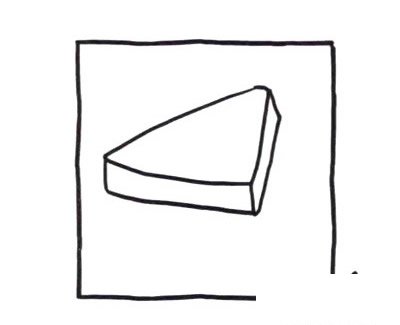 四步画出三明治简笔画图片