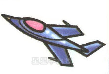 战斗机简笔画