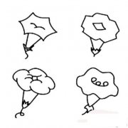 盛开的牵牛花简笔画画法_怎么画盛开的牵牛花